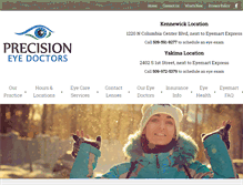Tablet Screenshot of precisioneyedoctors.com